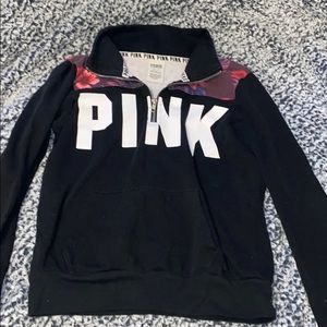 Pink half zip